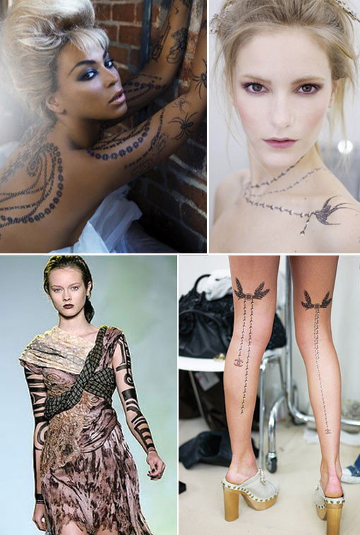 Now following in their footsteps comes temporary tattoo lines from Betsey