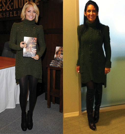 What They Wore – Celine Sweater Dress
