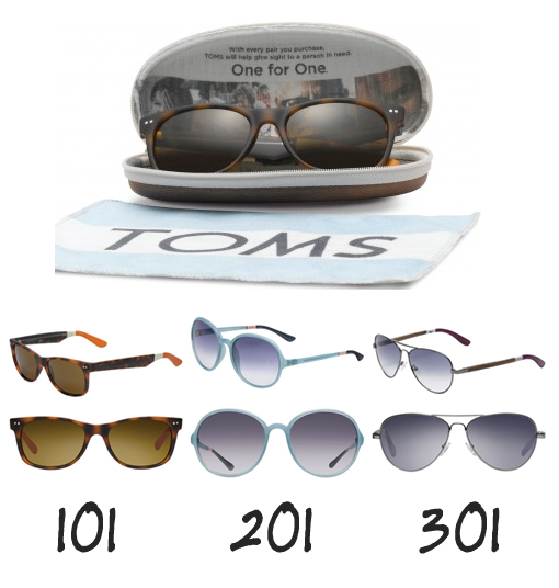 Toms Eyewear Styles