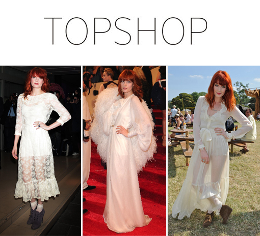 Florence Welch For Topshop Collaboration