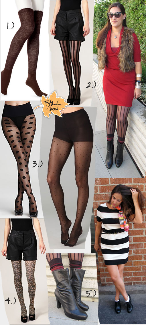 5 Fabulous Fall Hosiery Trends