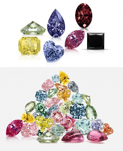 Colored Diamond Collection From 77 Diamonds