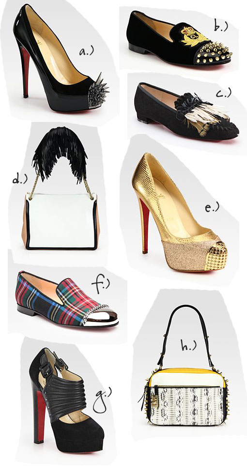Christian Louboutin’s Edgiest Shoes & Bags