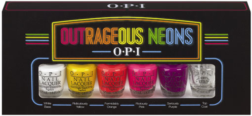 Outrageous Neons: OPI + Calvin Klein