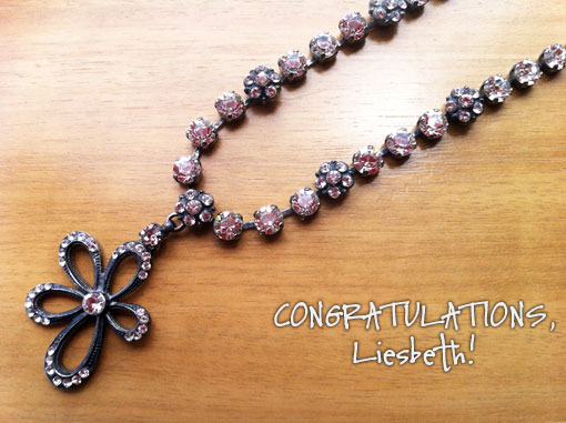 Congratulations Cristal Jewels WINNER!