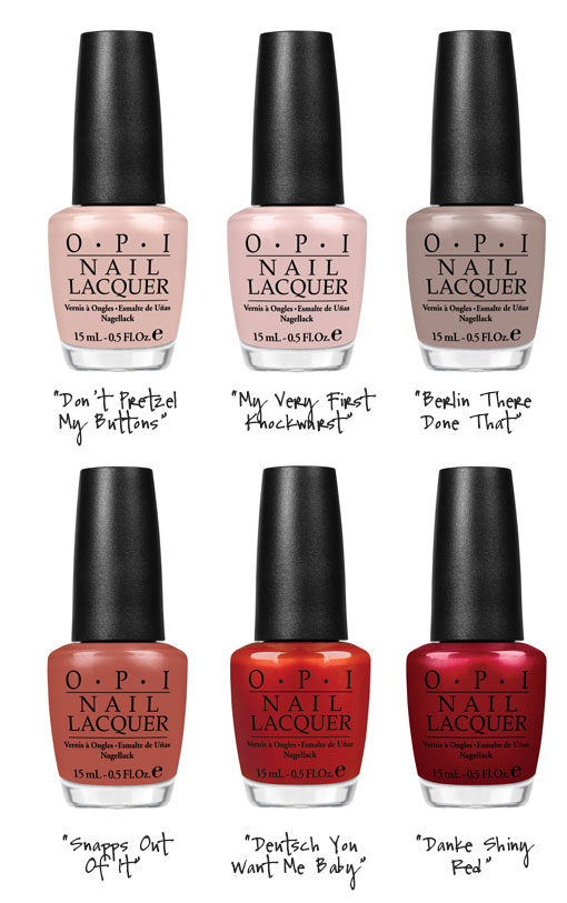 Edgy Elegance:OPI Germany Polishes Launch Today