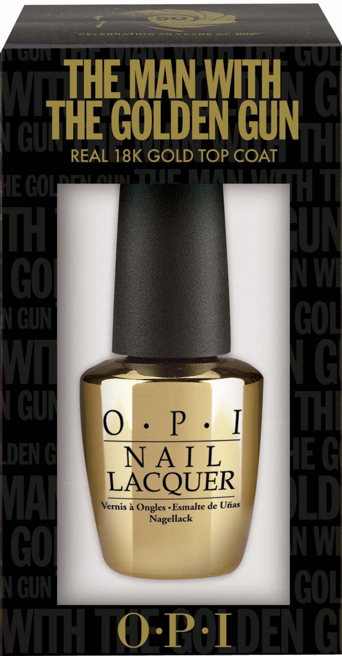 OPI Releases A Striking New Limited Edition Bond-Inspired 18K Gold Leaf Top Coat