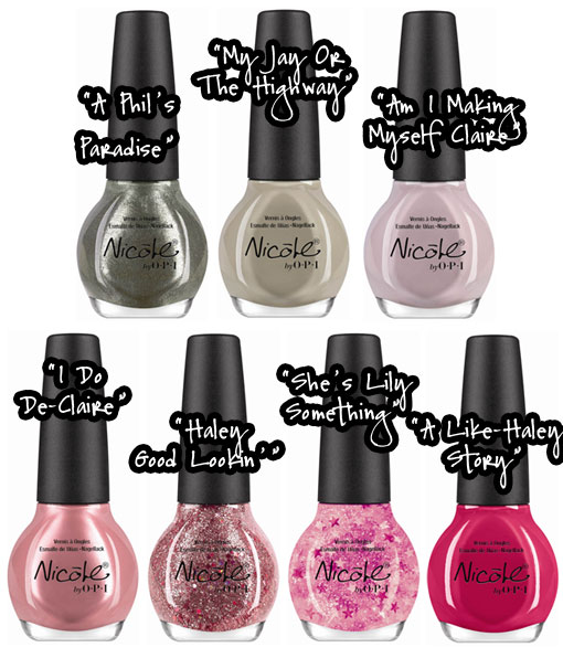 TV Personality:Nicole by OPI Modern Family Polishes