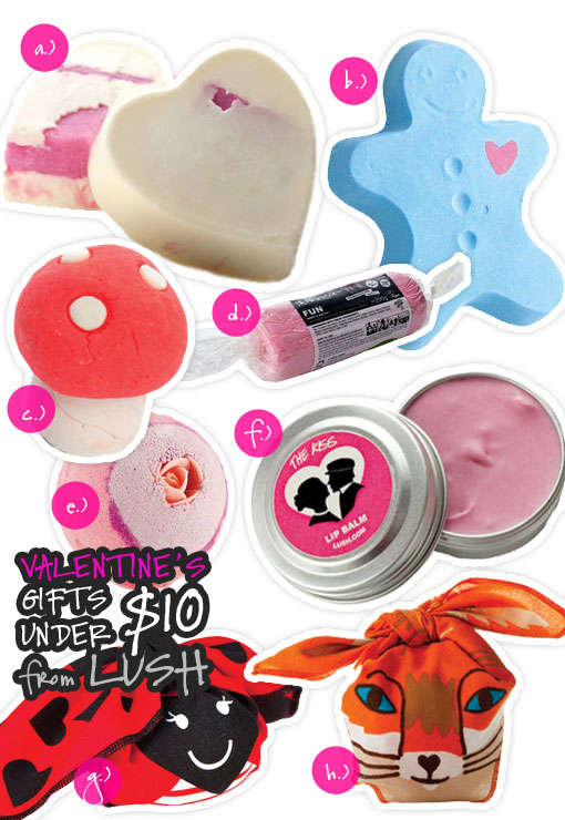 Valentine’s Gifts Under $10 from LUSH