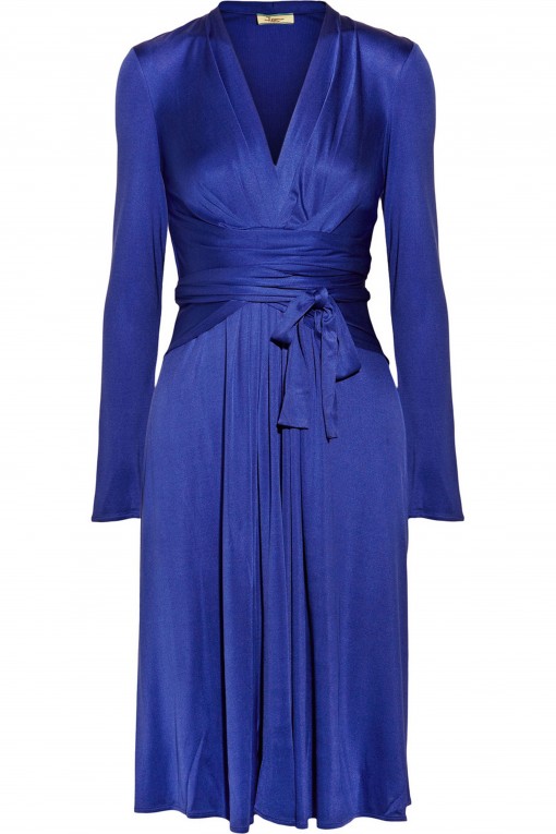 Issa Silk-jersey wrap-effect dress, THE OUTNET.COM, 369305_in_xl