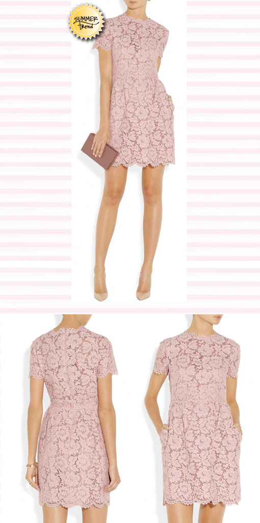 Statement Piece: A Pretty In Pink Lace Dress