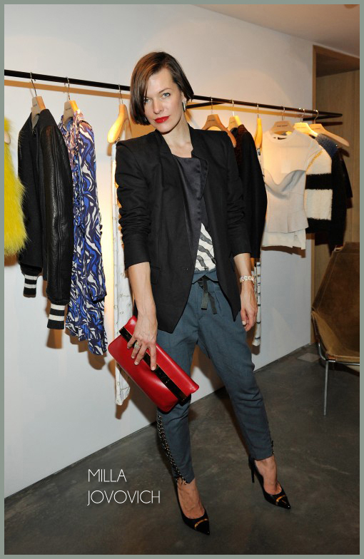 Hollywood: B & B Hits The Isabel Marant Party Hosted by Milla Jovovich