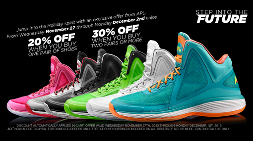 APL Black Friday Event:Fellas Can Stop Dreaming And Jump Higher In Cool Kicks