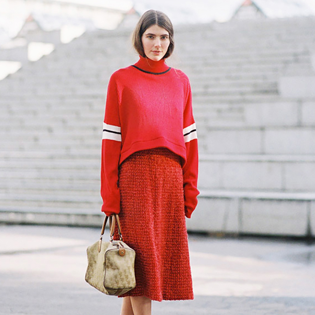 Trending: The Sweater + Skirt (Or Sskirt)