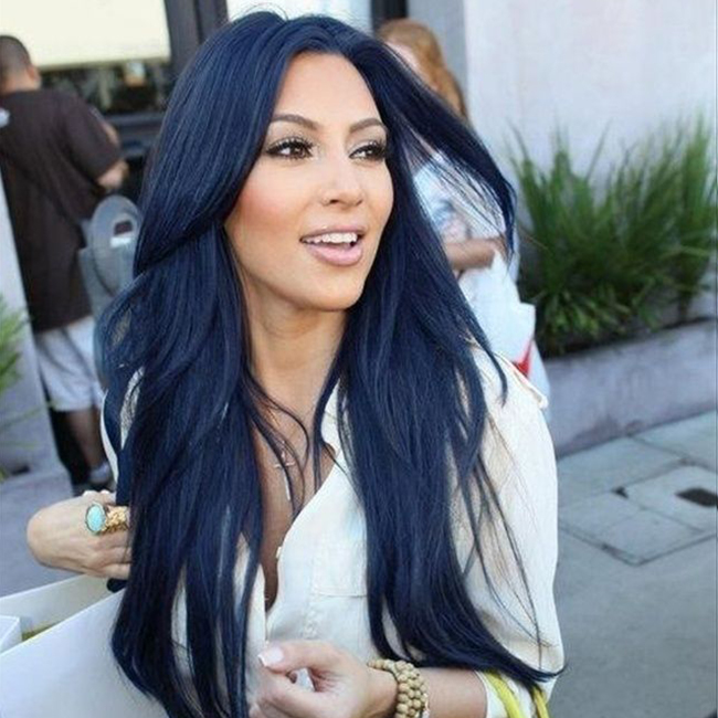 Kim Kardashian Navy Hair Archives The Blonde The Brunette Your Quick Daily Dose of Style Beauty