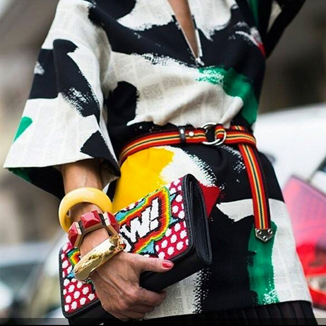 Live from Paris Fashion Week: Tonya Hawkes One of a Kind Clutches!