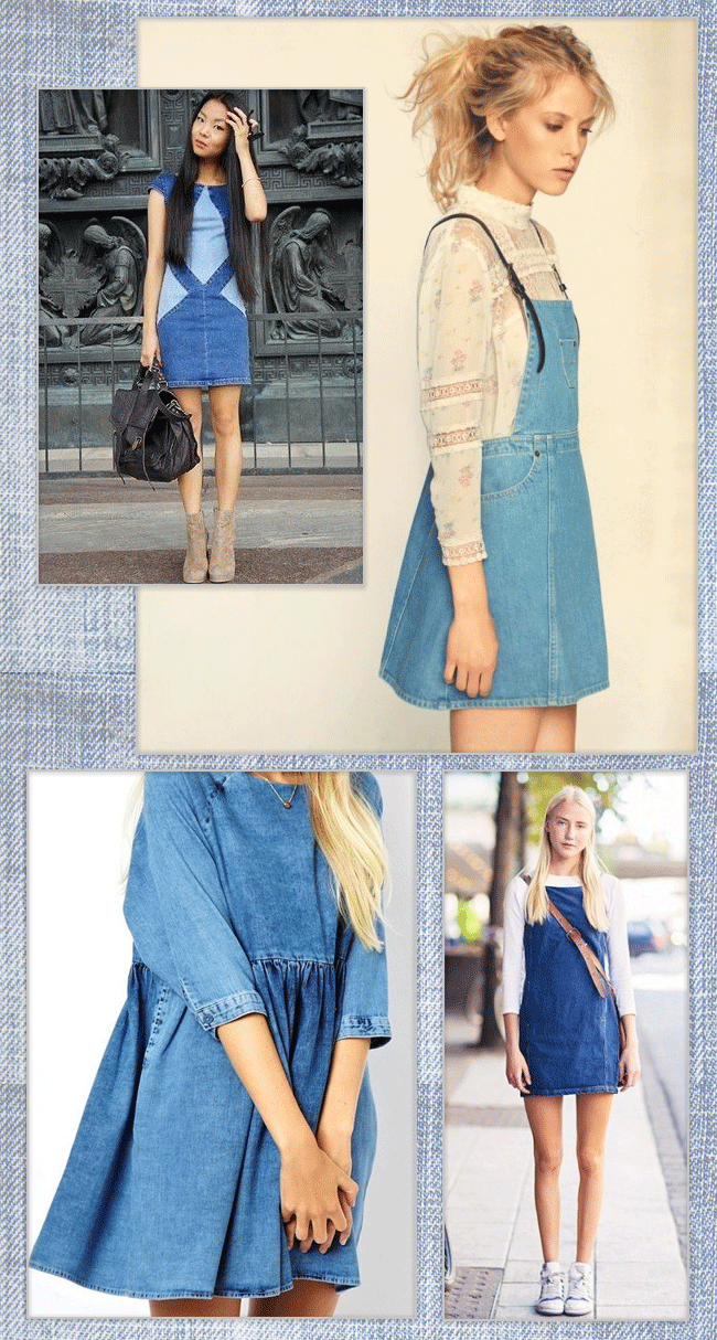 little denim dress