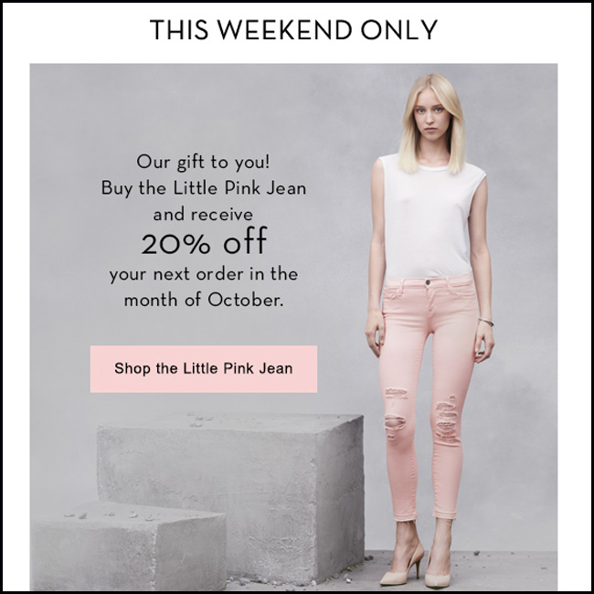 Things We Love: The Little Pink Jean for BCA Month!