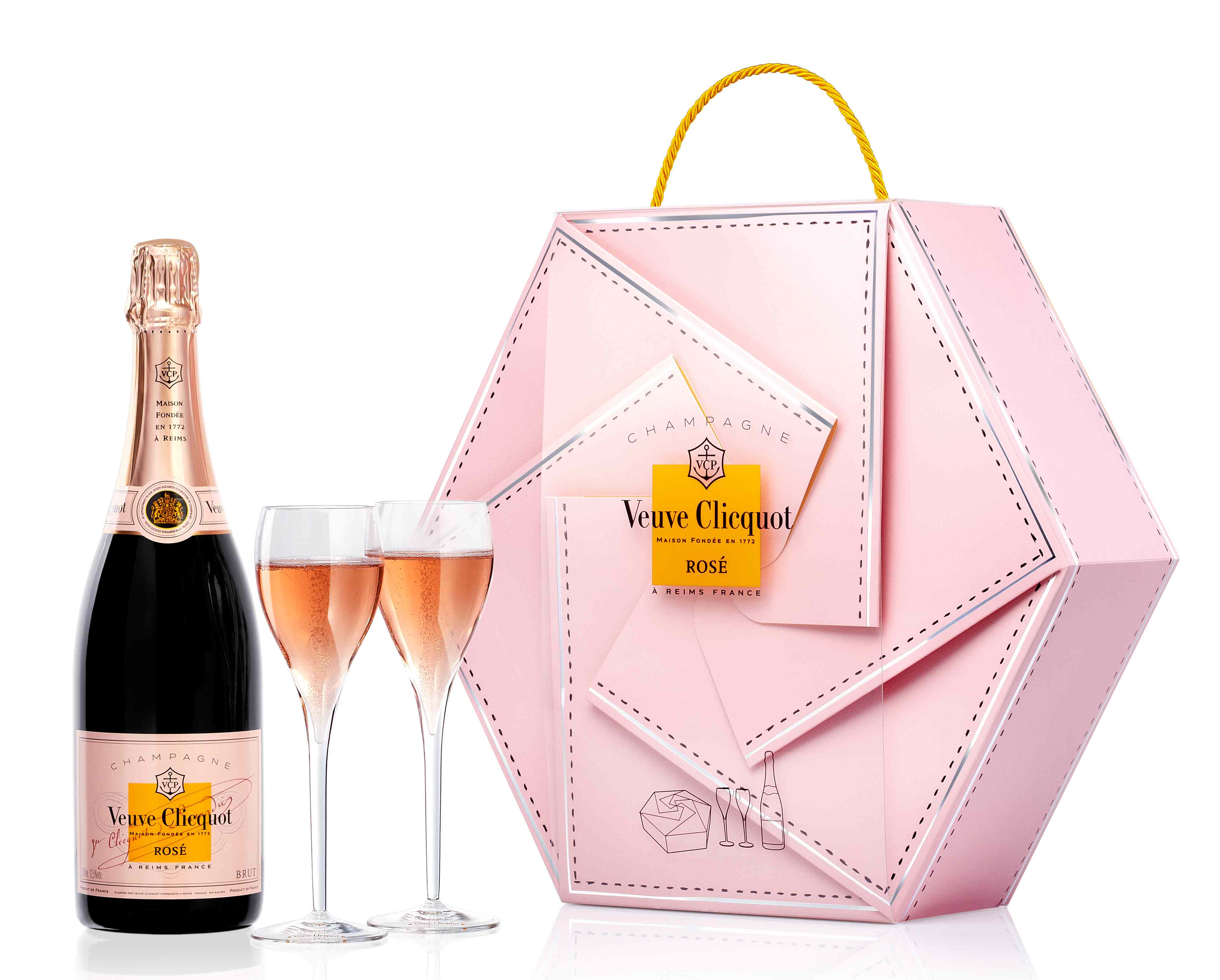 Send Veuve Clicquot Champagne Gift Set with Flutes Online