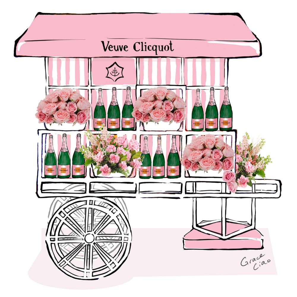 grace-ciao-fashion-illustrator-veuve-clicquot-polo-classic-liberty-state-park-rose-flower-cart