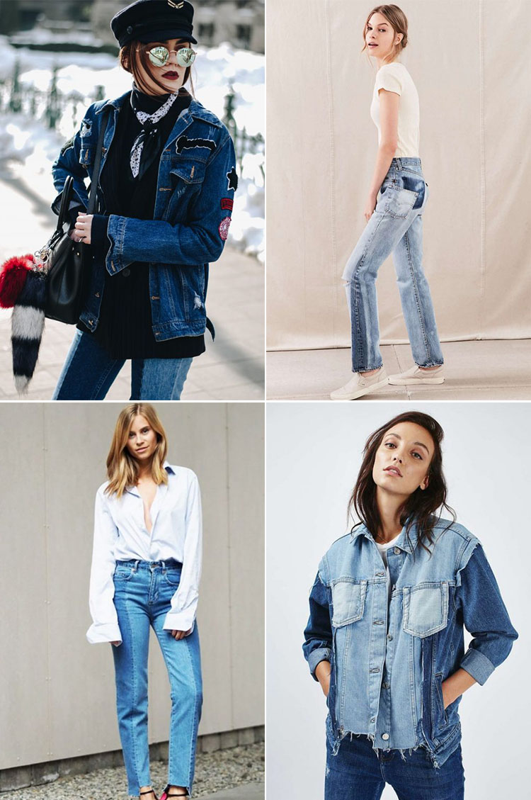 Trending: Two-Tone Denim For Spring