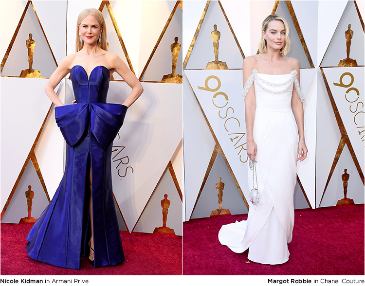 Oscars fashion: Many of the red-carpet stars went soft