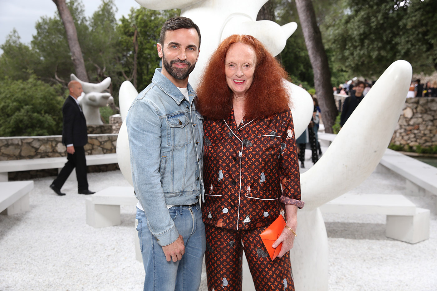 Grace Coddington Louis Vuitton Cruise 19 Monogrammed Cat Bag