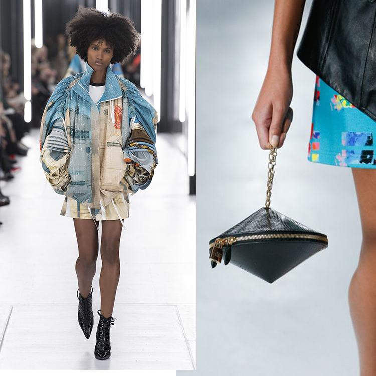 Models Make Their Way Around PFW with Bags from Louis Vuitton and