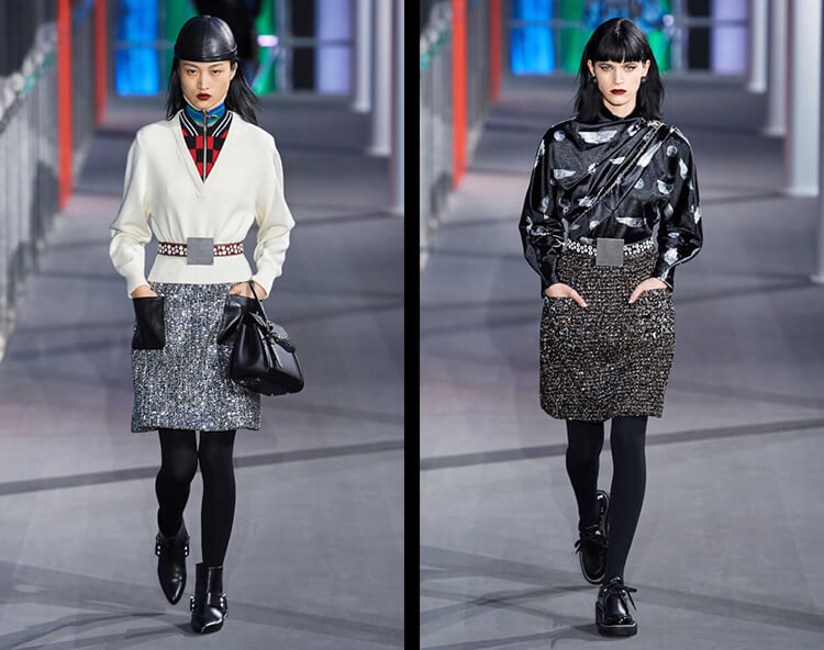 Futuristic Background Louis Vuitton FW 19 Collection PFW