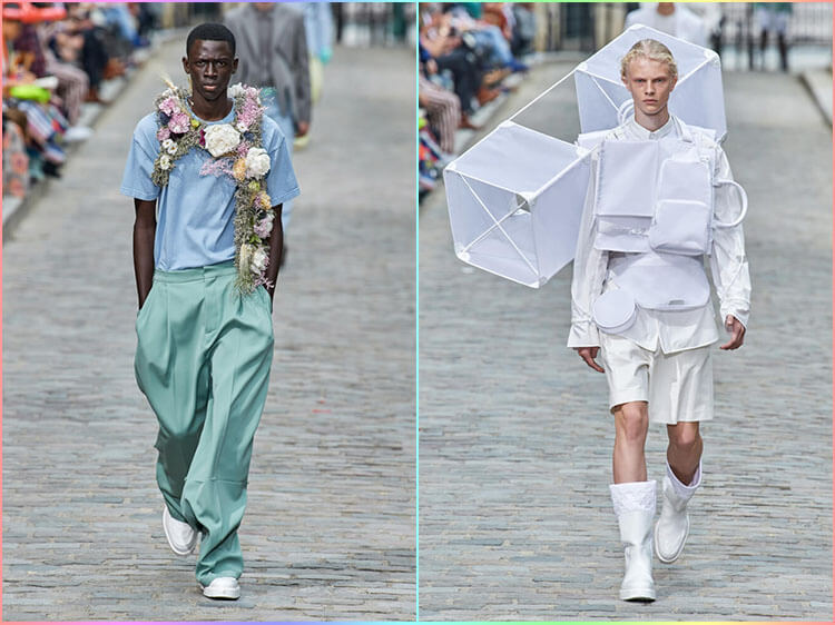 Louis Vuitton Mens SS20: Virgil Abloh's Flower Power Breaks Gender