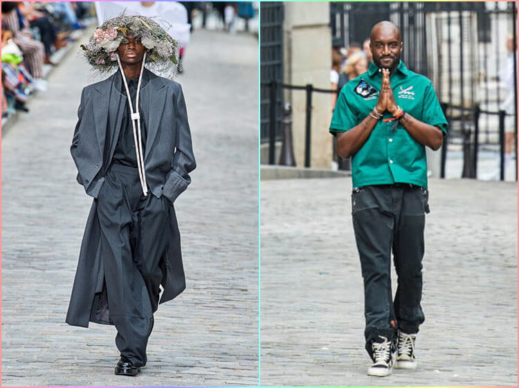 Louis Vuitton Mens SS20: Virgil Abloh's Flower Power Breaks Gender