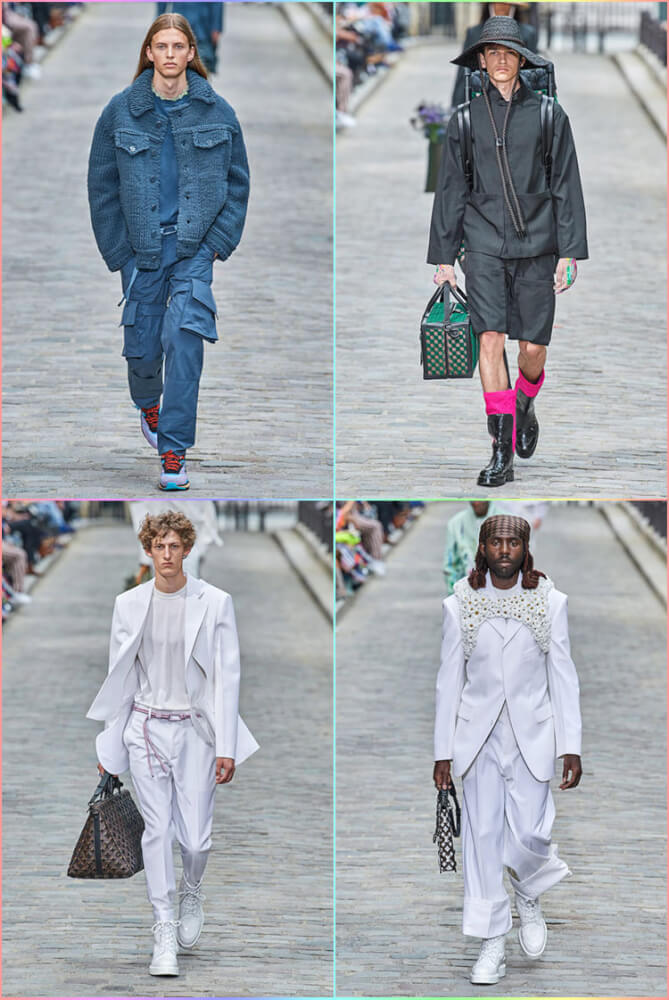 Louis Vuitton Mens SS20: Virgil Abloh's Flower Power Breaks Gender Norms